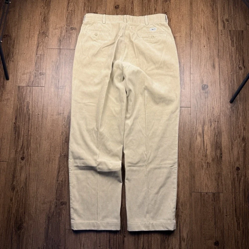 Vtg Polo Ralph Lauren Corduroy Pants‎ Mens 36x34 (35x32) Khaki Cords Andrew Prep